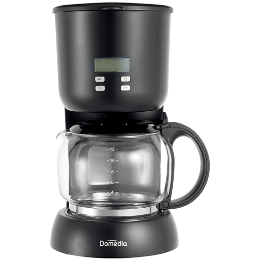 [3250392534493] DOMÉDIA Cafeteira programável preta 1 unidade