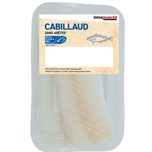 [3250392543884] INTERMARCHÉ MSC Boneless Cod Fillet 200 g