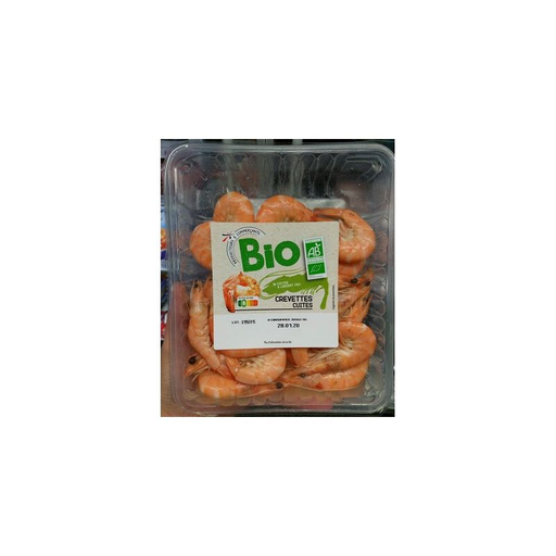 [3250392555528] Selection Organic Cooked Shrimp Pnf 40/60 300 g