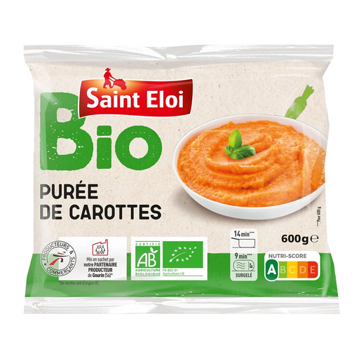 [3250392558376] SAINT ELOI Puré de cenouras bio 600 g