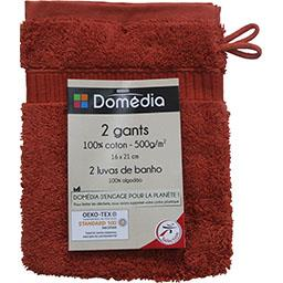 DOMÉDIA 100% Cotton Gloves 16 x 21cm, Rust 2