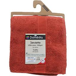 DOMÉDIA Towel 100% cotton 50 x 100cm, Rust 1 unit