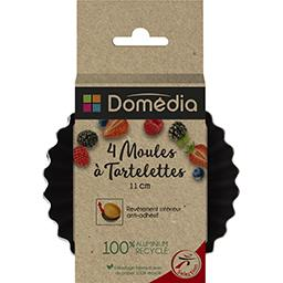 [3250393025402] DOMÉDIA Tartlet Molds 11cm 4-Pack