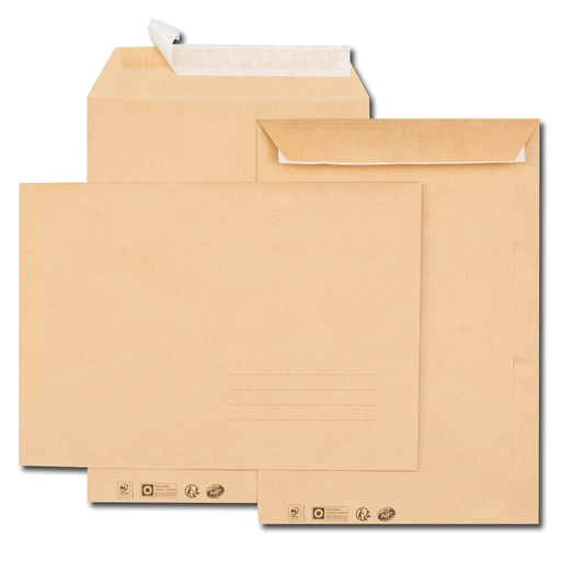 [3250650062812] GPV Kraft Envelopes C4 229x324mm Self-adhesive, pack of 10