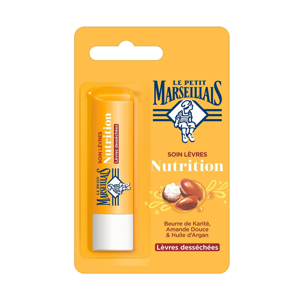 LE PETIT MARSEILLAIS Stick cuidado de lábios secos karité, amêndoa doce e argão 4,9 g