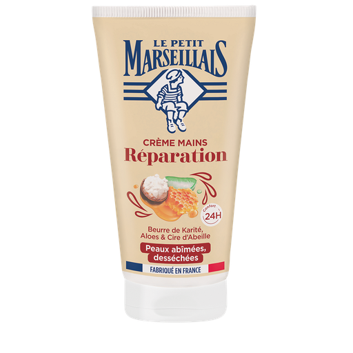 [3251241034768] LE PETIT MARSEILLAIS Hand cream repair shea butter aloe and beeswax 75 ml