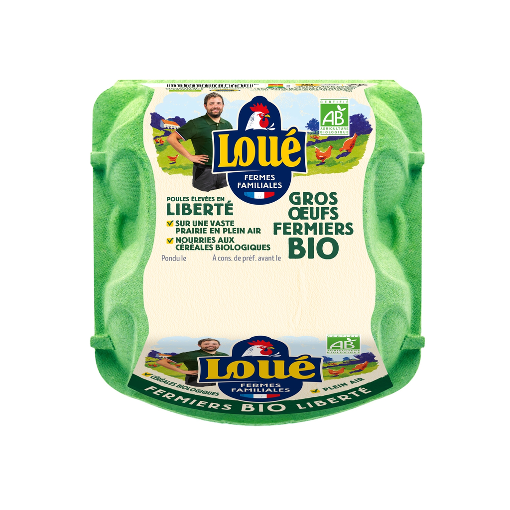LOUE Ovos BIO de quinta 4 ovos