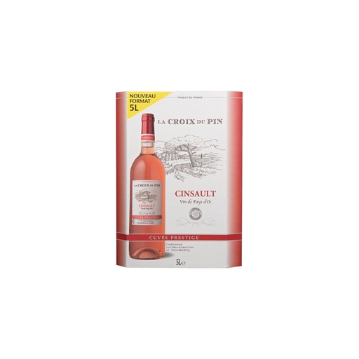 [3253880002436] DE PAYS Vin IGP Aude Rosé Cubi 5 L