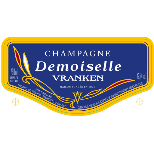 [3253950000522] VRANKEN Champagne AOP brut Demoiselle Extra Ordinaire 75 cl