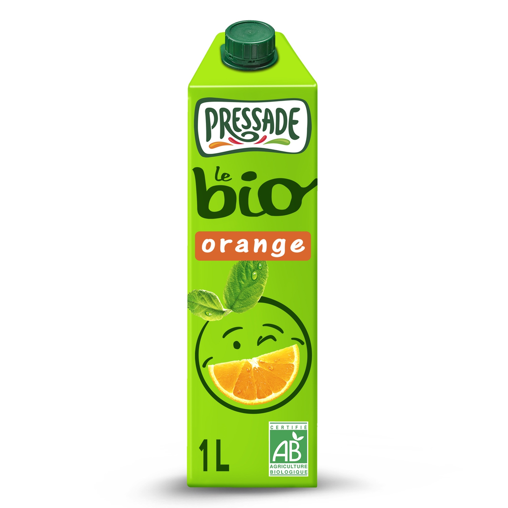 PRESSADE Organic Orange Nectar No Pulp 1 L