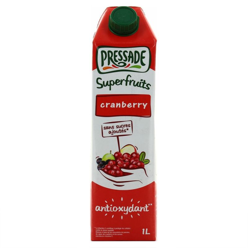 PRESSADE Boisson Cranberry 1l