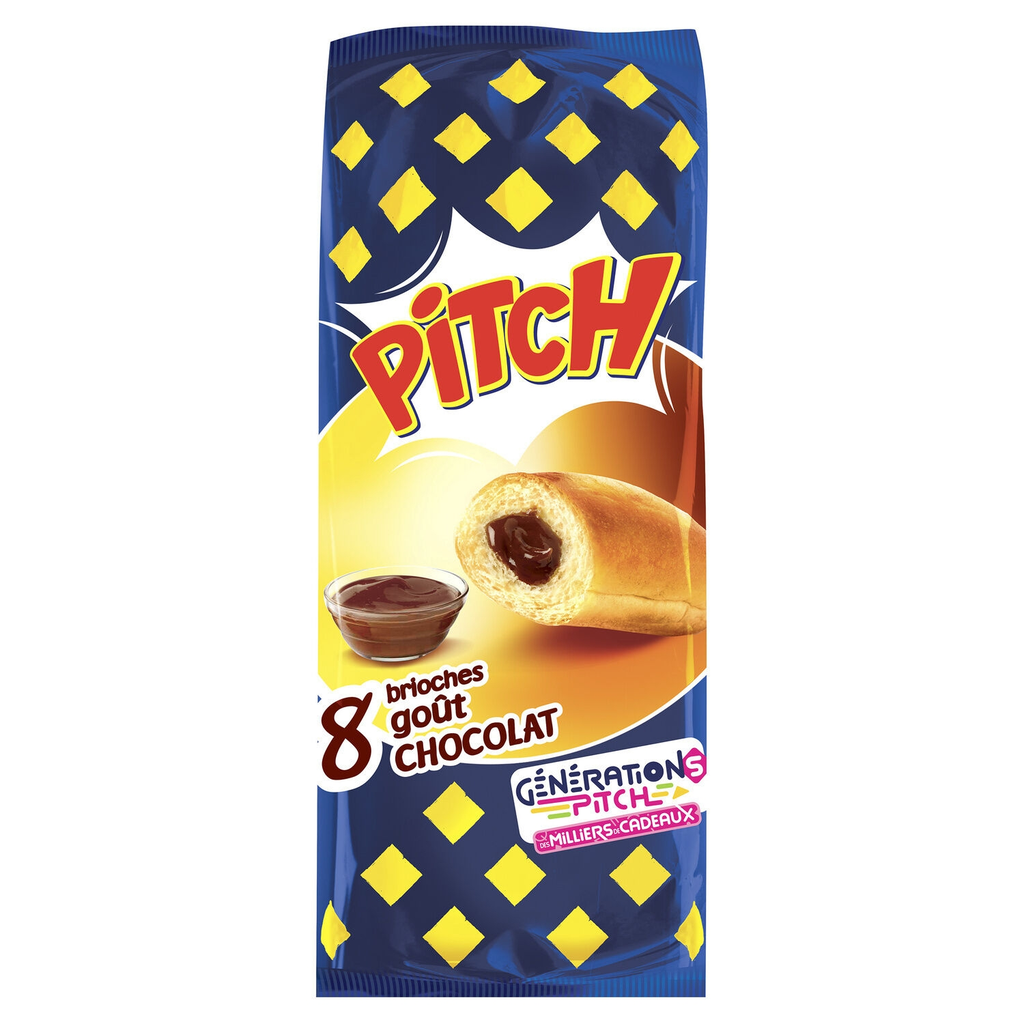 PITCH Brioches goût chocolat 8x38,75 g