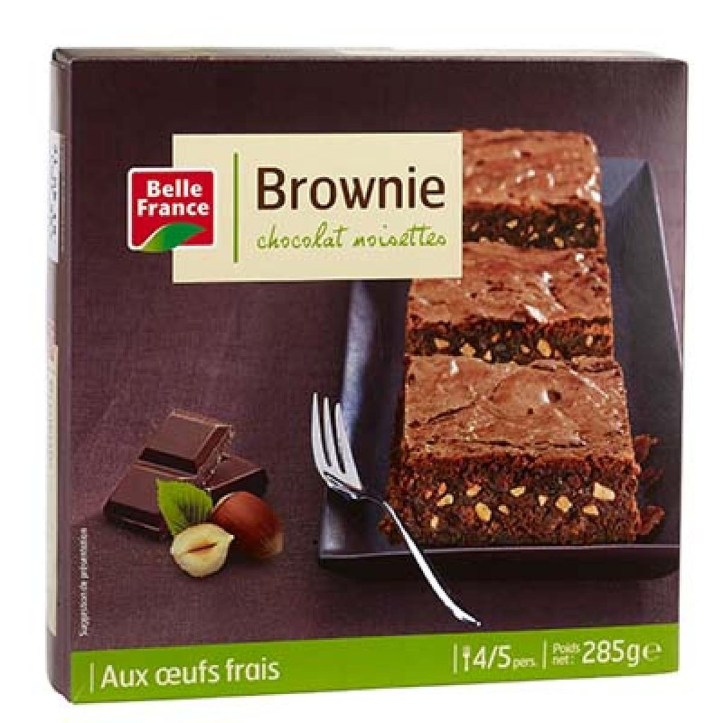 BELLE FRANCE Chocolate Hazelnut Brownie 285 g