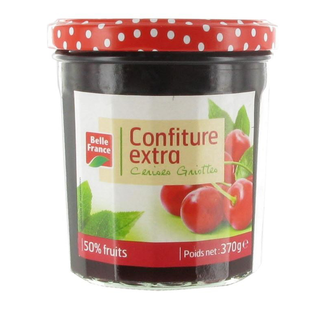 BELLE FRANCE Compota Extra de Ginjas 370 g