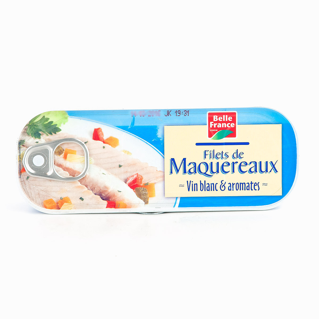 BELLE FRANCE Mackerel Fillets in White Wine and Aromatics 176 g