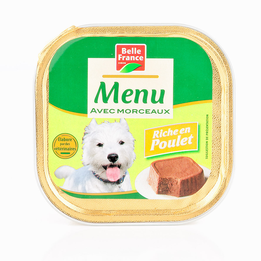 [3258561270036] BELLE FRANCE Menu Cão Rico Em Frango 300 g