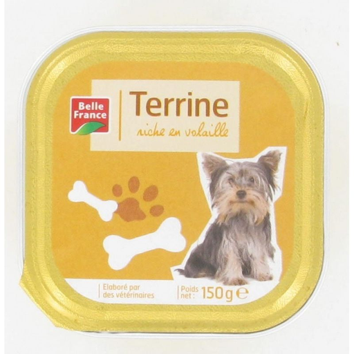 [3258561270043] BELLE FRANCE Menú Perro Aves 150 g