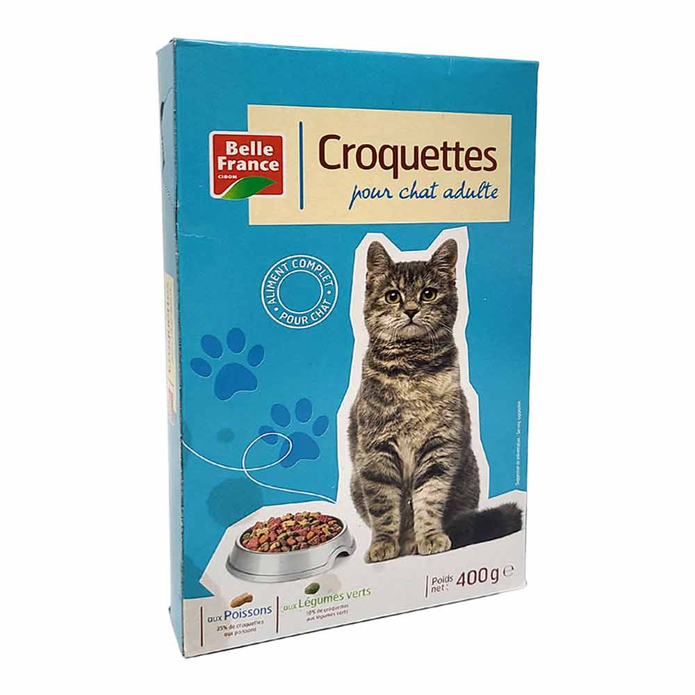 Belle France Croq.Saumon Chat 400G Bf