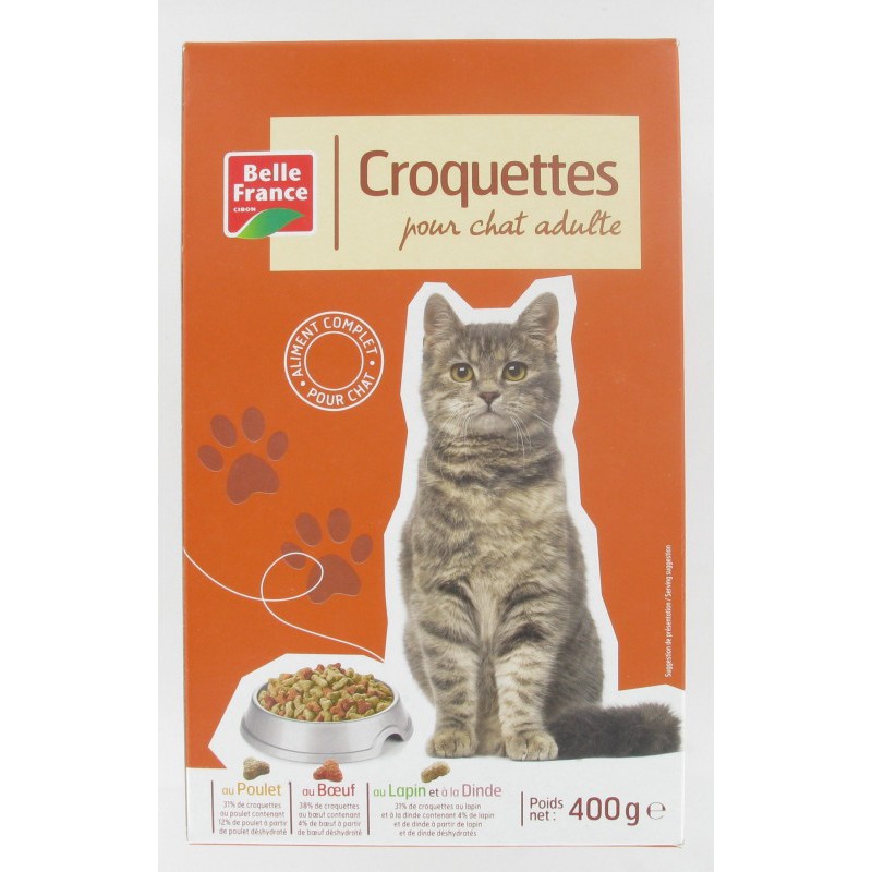 Belle France Croq.Poulet Chat 400G Bf