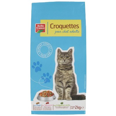 Belle France Croq.Saumon Chat 2Kg Bf