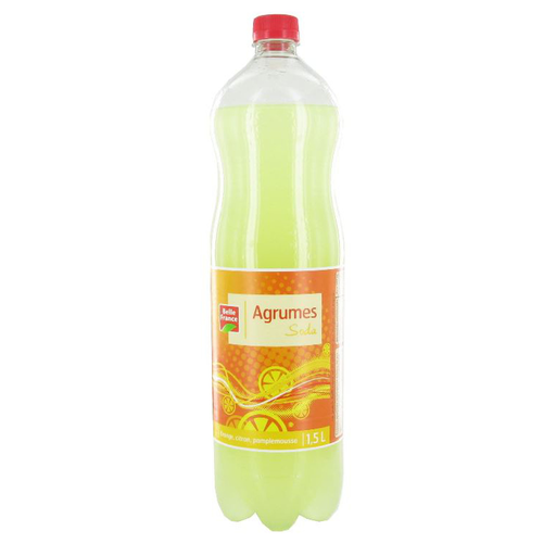 [3258561300948] BELLE FRANCE 3-Citrus Soda PET 1.5 L