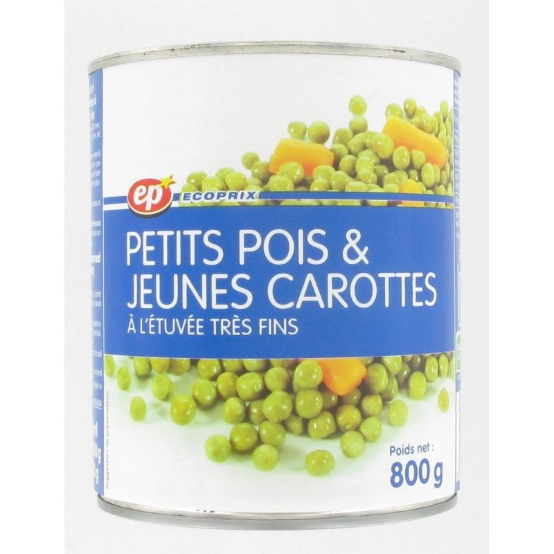 ECOPRIX Peas and Carrots 4x400g
