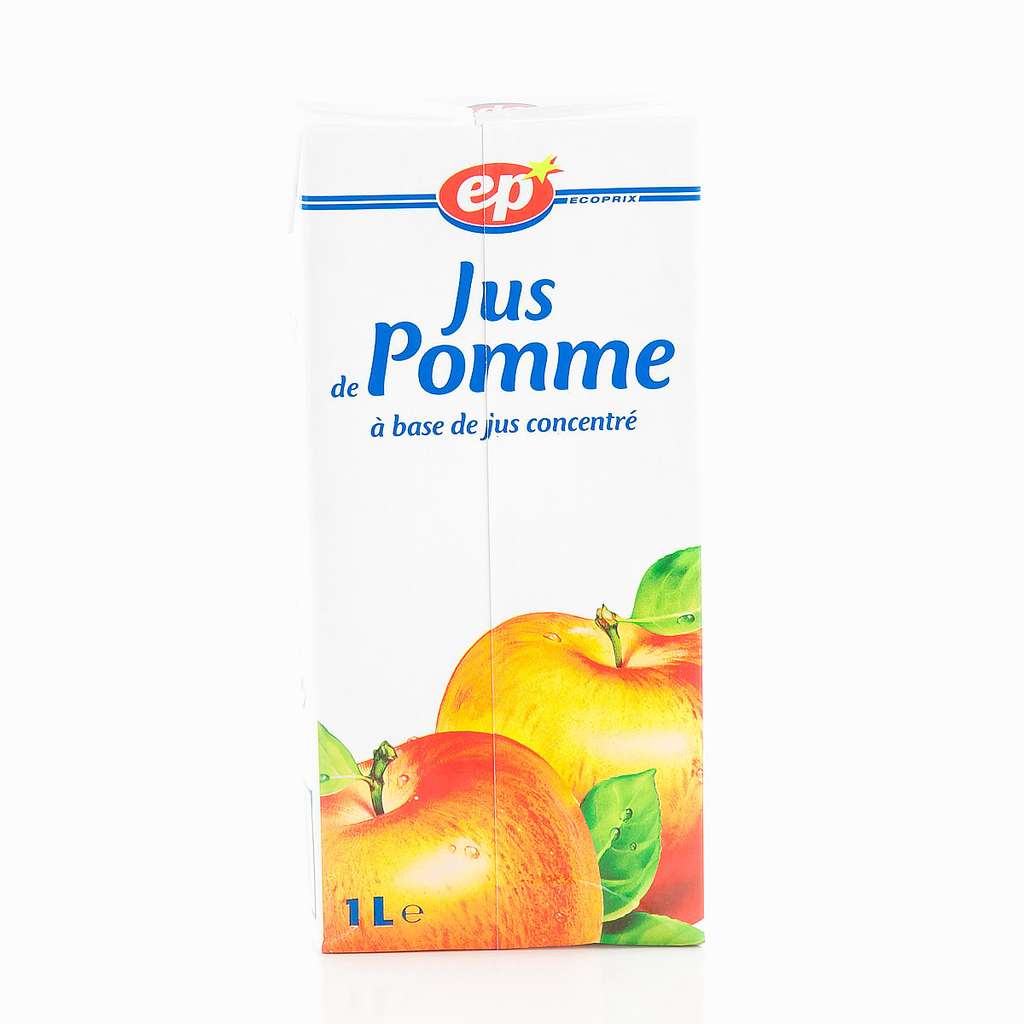 ECOPRIX Jus de pomme à base de jus concentré 1 L