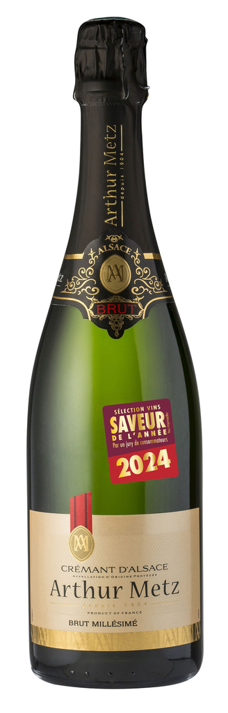 ARTHUR METZ Sparkling white wine Crémant d'Alsace brut vintage 75 cl