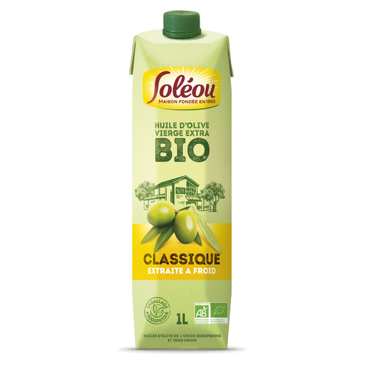 [3259810009919] SOLEOU Huile d'olive vierge extra bio caractère 1 L