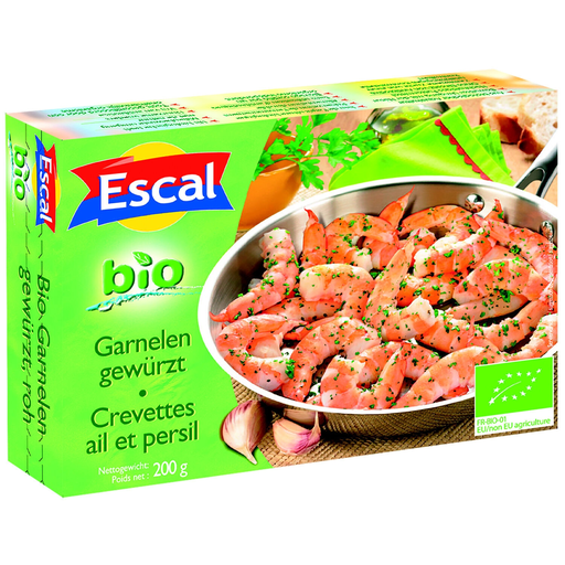 [3261082345503] ESCAL Colas de gambas bio marinadas 200 g