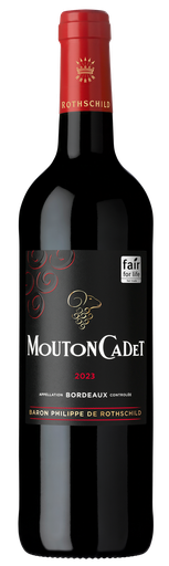 [3262151637758] MOUTON CADET Vin rouge A.O.P. Bordeaux Baron Philippe de Rothschild 0,75 L