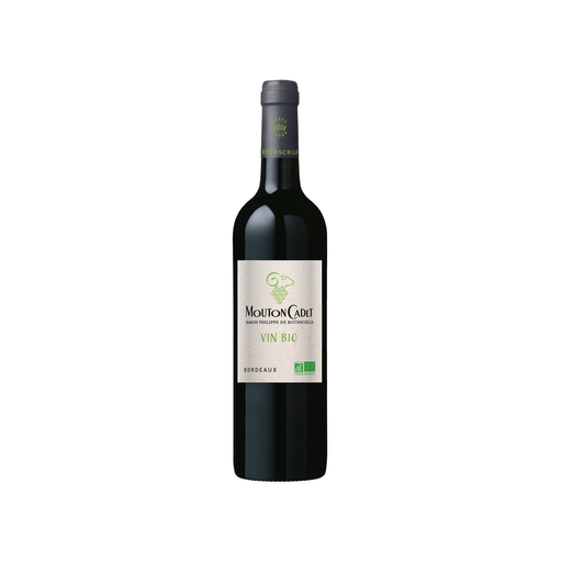 [3262156083758] MOUTON CADET Vin Rouge A.O.P. Bordeaux Bio Baron Philippe de Rothschild 75 cl