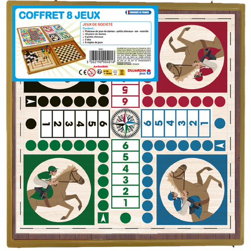 [3262190004016] DUJARDIN Caixa 8 Jogos Standard le coffret