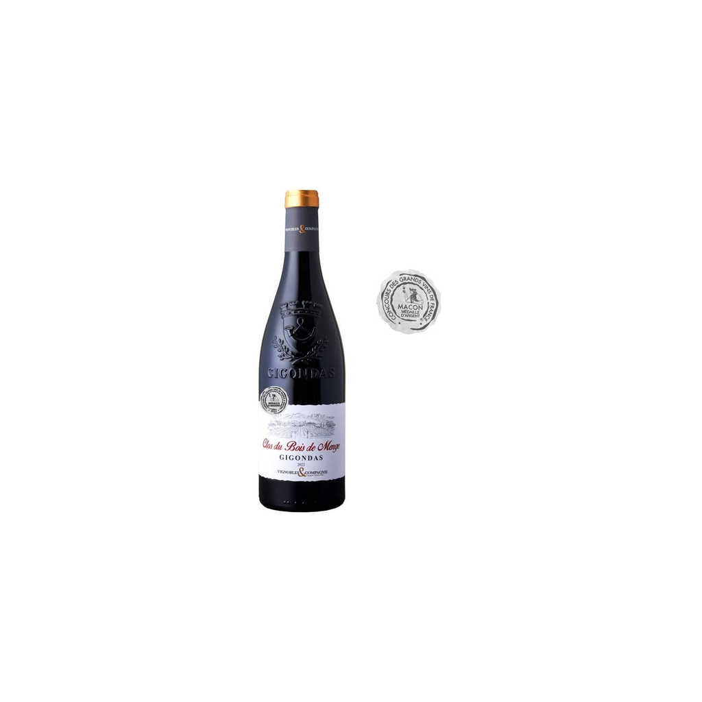 CLOS DU BOIS DE MENGE Gigondas Vinho Tinto 2022 1 garrafa