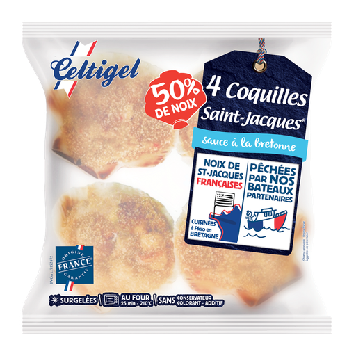 [3264295007701] CELTIGEL Breton-Style Scallop Shells 360 g