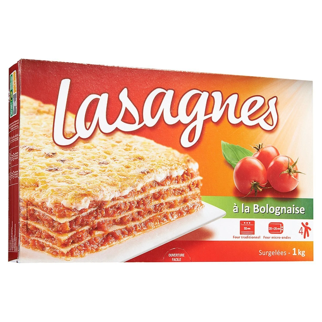 Lasagnes à la bolognaise 1 kg