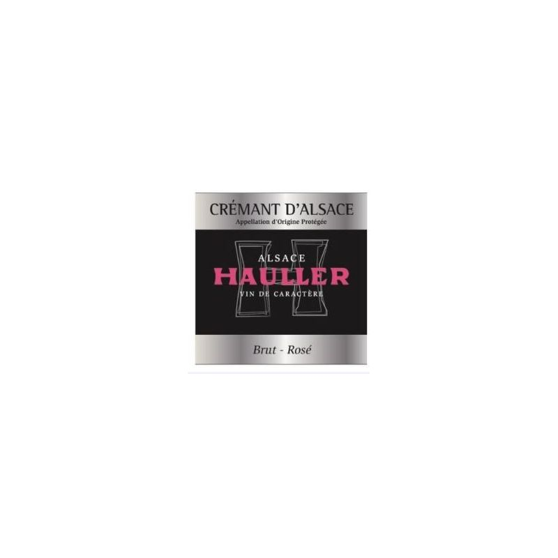 HAULLER Crémant d'Alsace brut vinho rosé 75 cl
