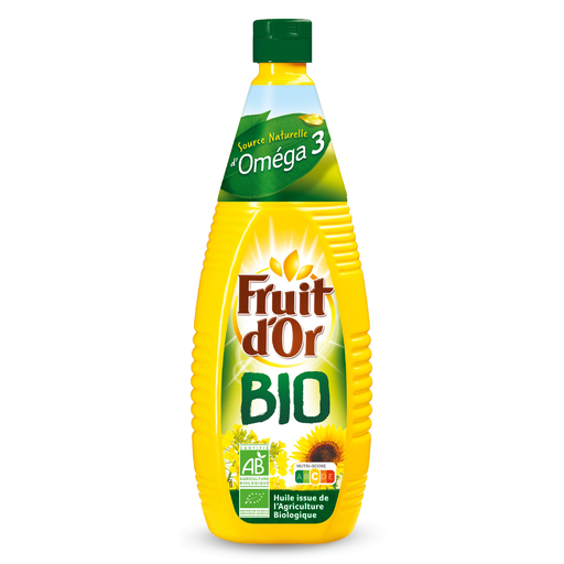 [3265470035908] FRUIT D'OR Óleo De Girassol Bio 1 L