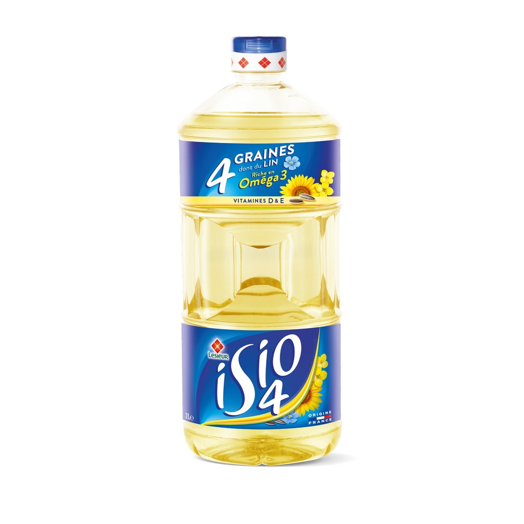 Lesieur Huile Végétale Isio 4 : La Bouteille De 2 L