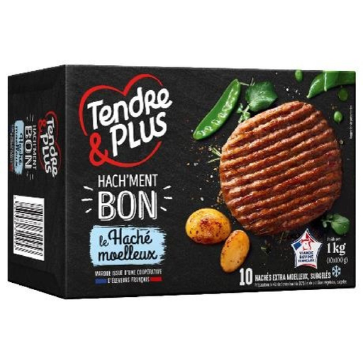 [3265980310953] TENDRE ET PLUS Extra minced steak 10 pieces 100 g