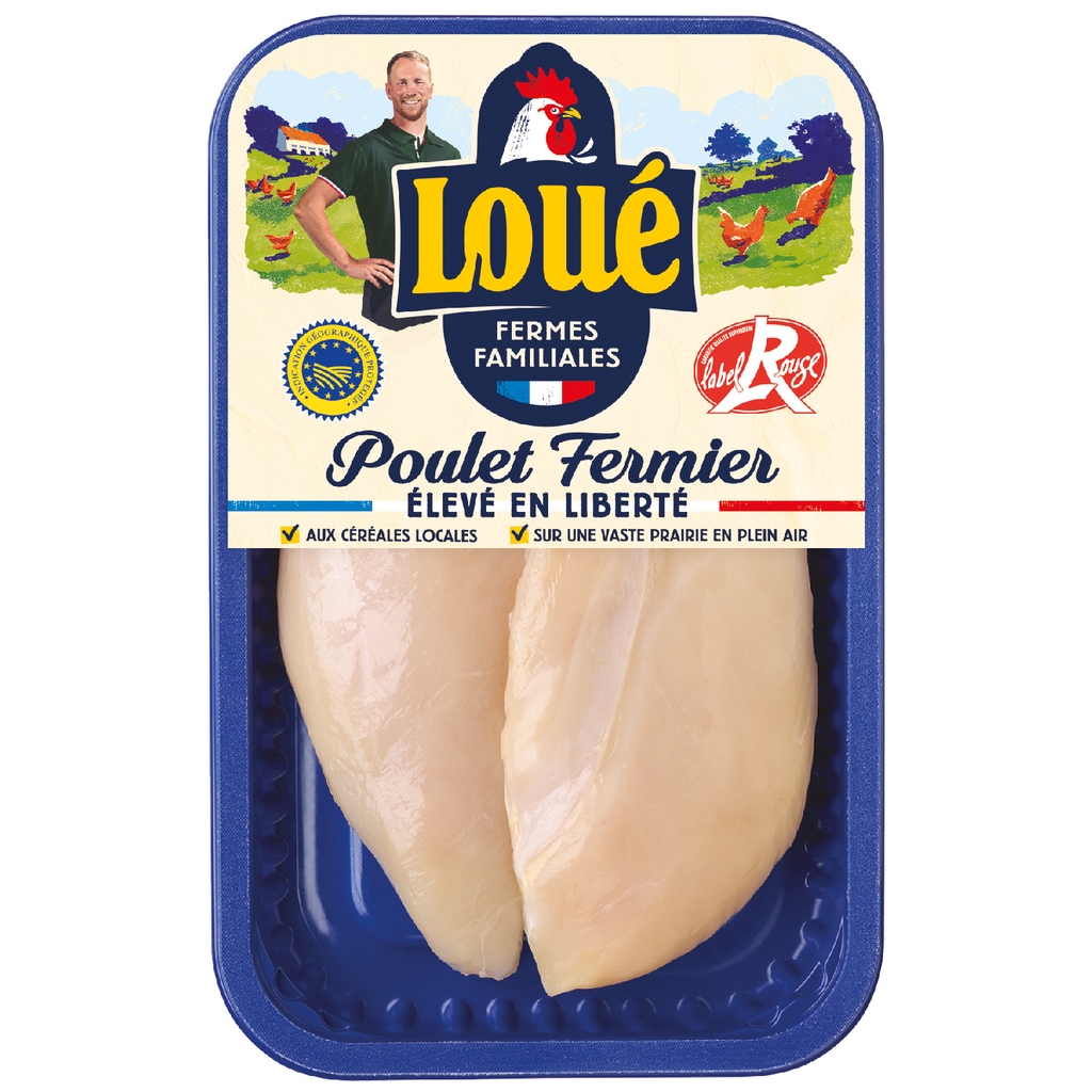 LOUE Filetes de Frango do Campo Label Rouge 250 g
