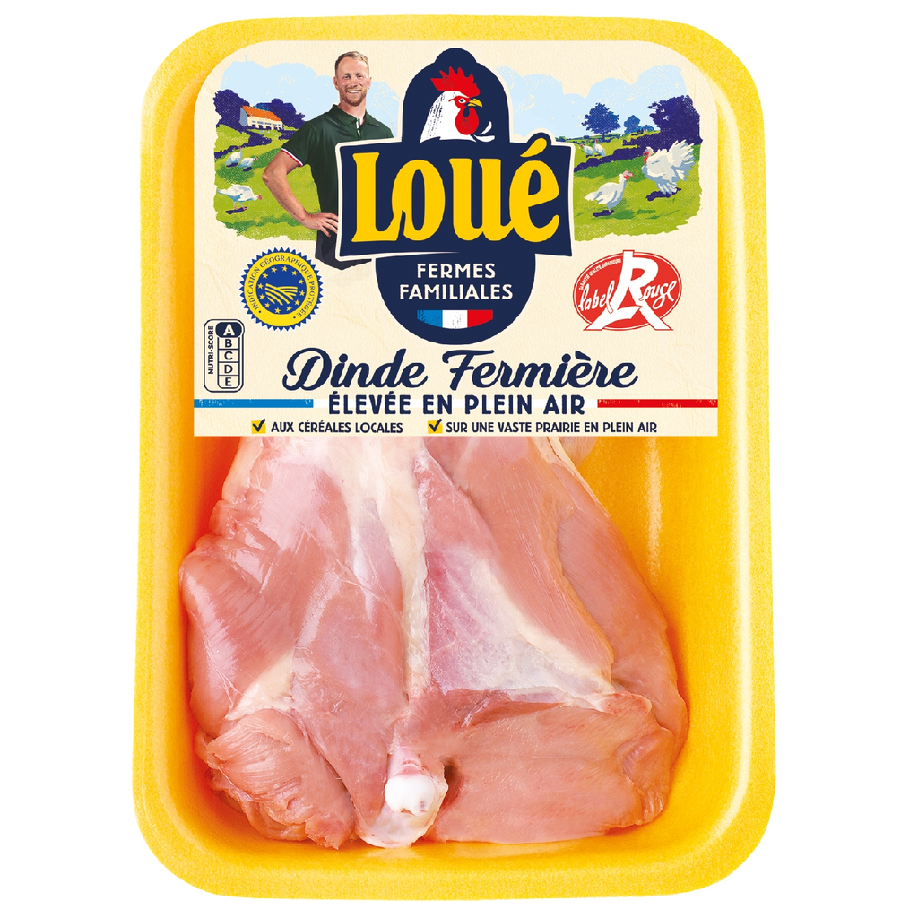 LOUE Coxas de Peru do Campo Label Rouge 764 g