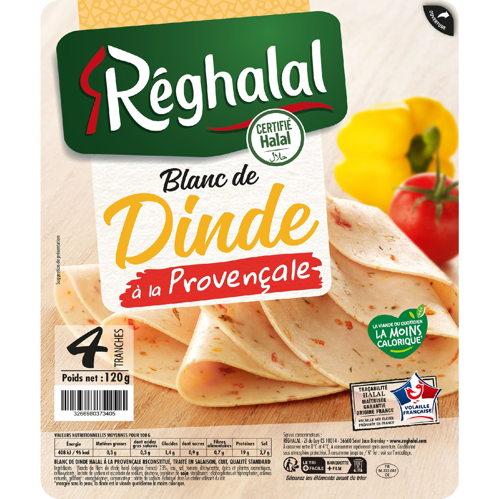REGHALAL Peito de peru provençal 120 g