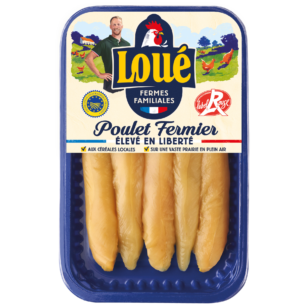 LOUE Yellow Free-Range Chicken Tenders 200 g