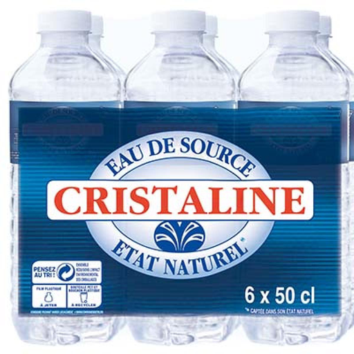 [3268840050501] CRISTALINE Agua de Manantial 6 x 50 cl