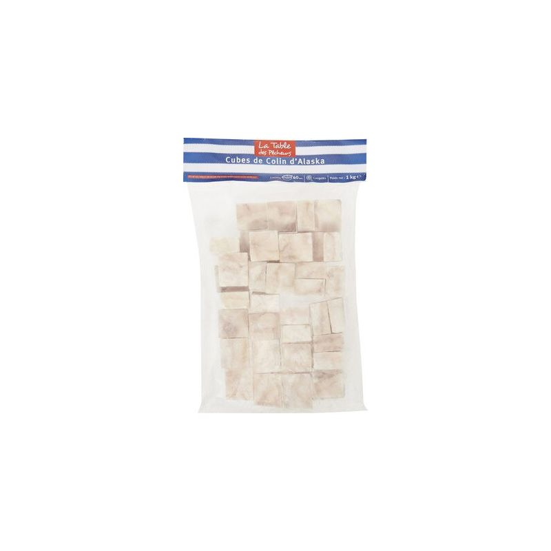 1ER PRIX Alaska Pollock Cubes 1 kg