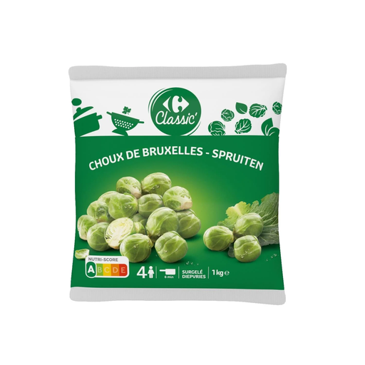 [3270190020394] CARREFOUR CLASSIC Couves de Bruxelas 1 kg