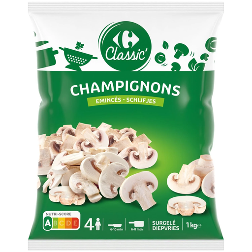 [3270190021582] CARREFOUR CLASSIC Champiñones de París laminados 1 kg