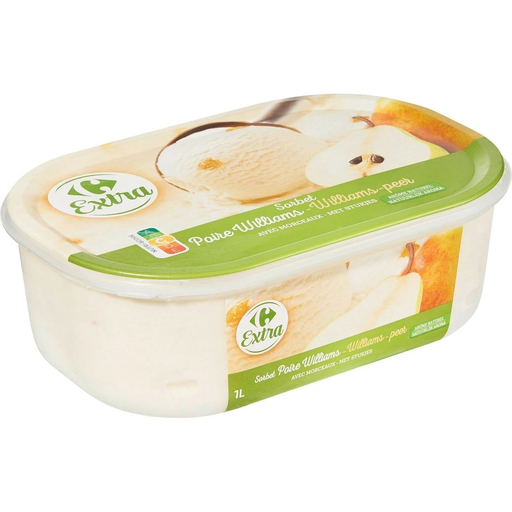 [3270190022626] CARREFOUR Sorbete de Pera Williams 600 g