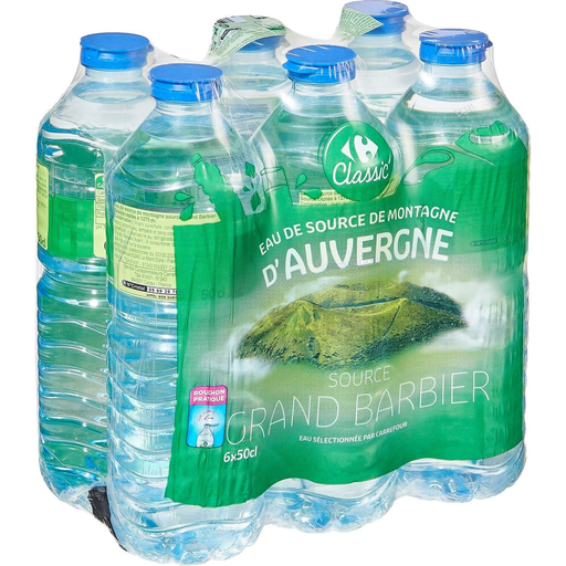 [3270190116929] CARREFOUR CLASSIC Still Spring Water 6 x 50 cl